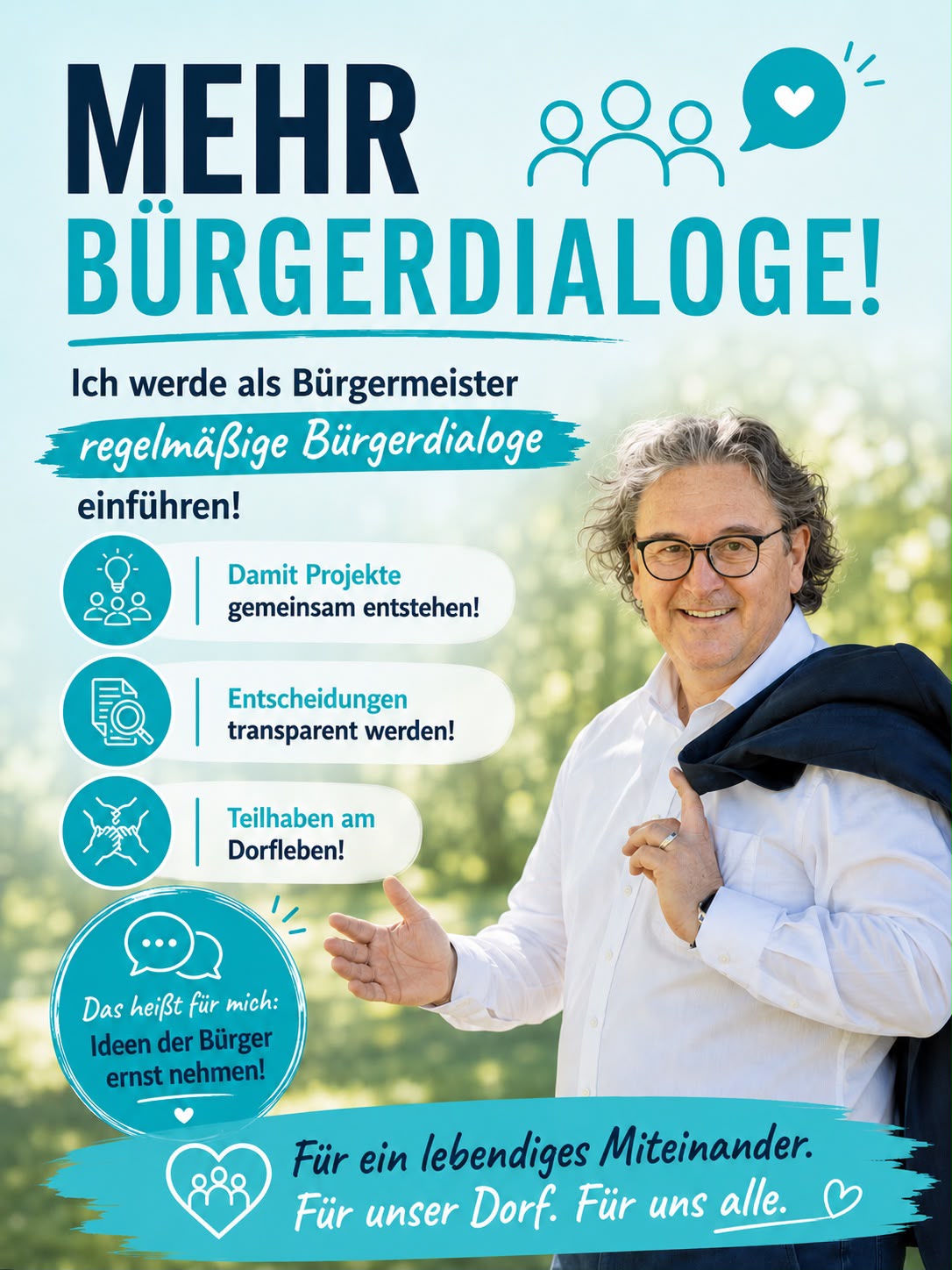 Flyer: Mehr Bürgerbeteiligung